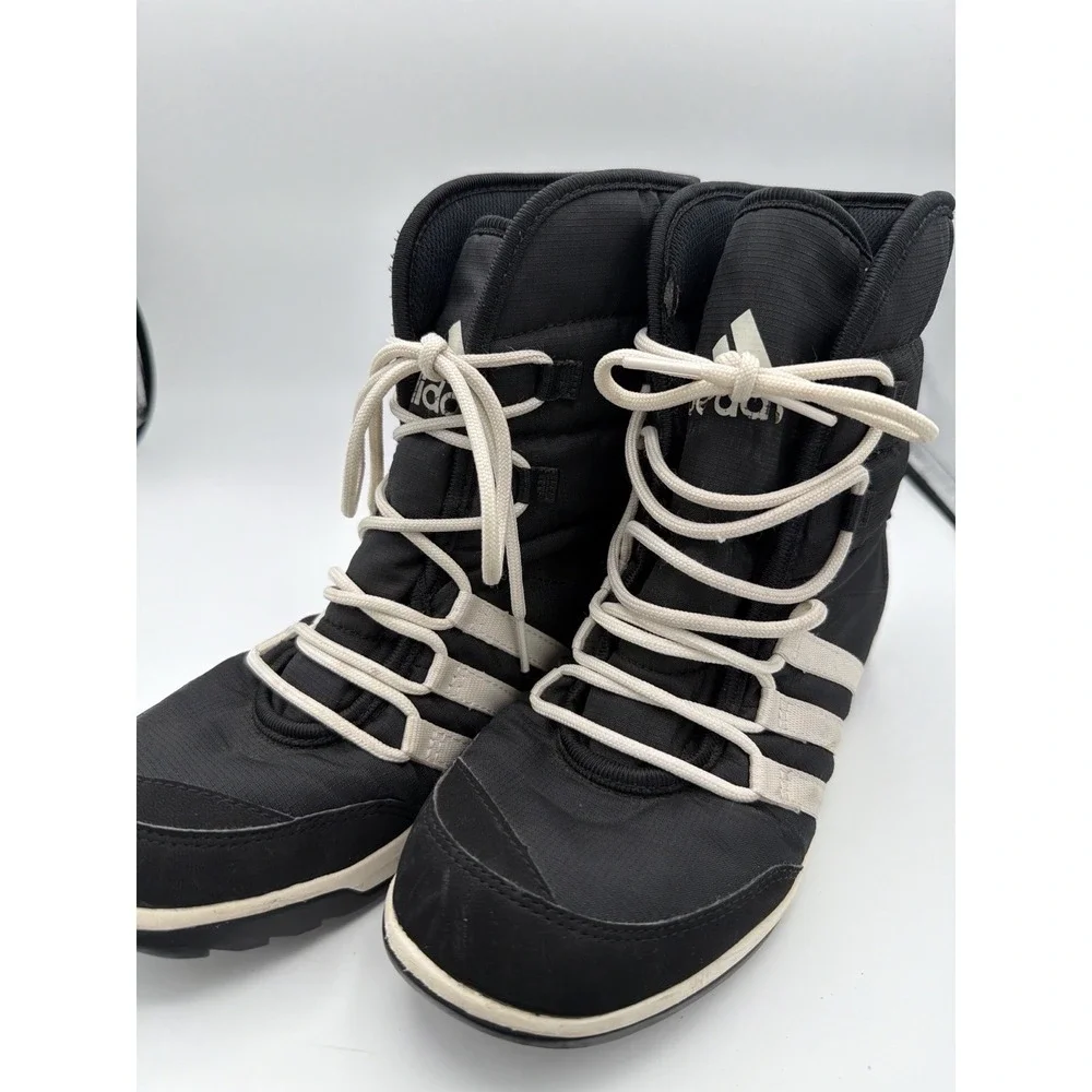 Adidas Climaheat Winter Boots Womens 7‎ Black Insulated Traxion.    1676